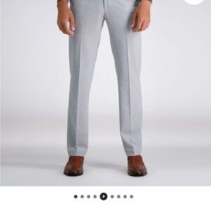 Haggar Men's Light Gray Dress Pants